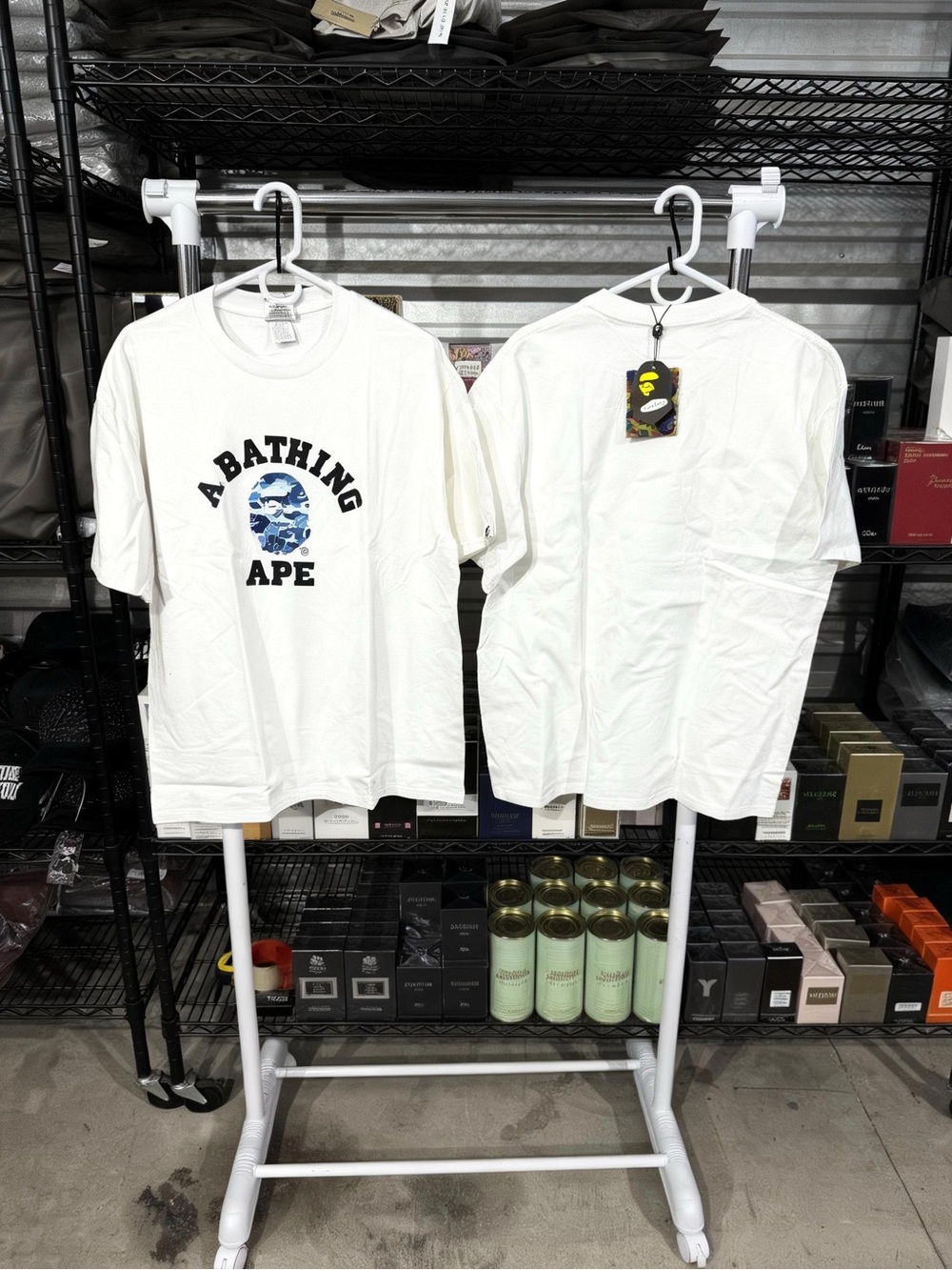 White Logo Graphic T-Shirt
